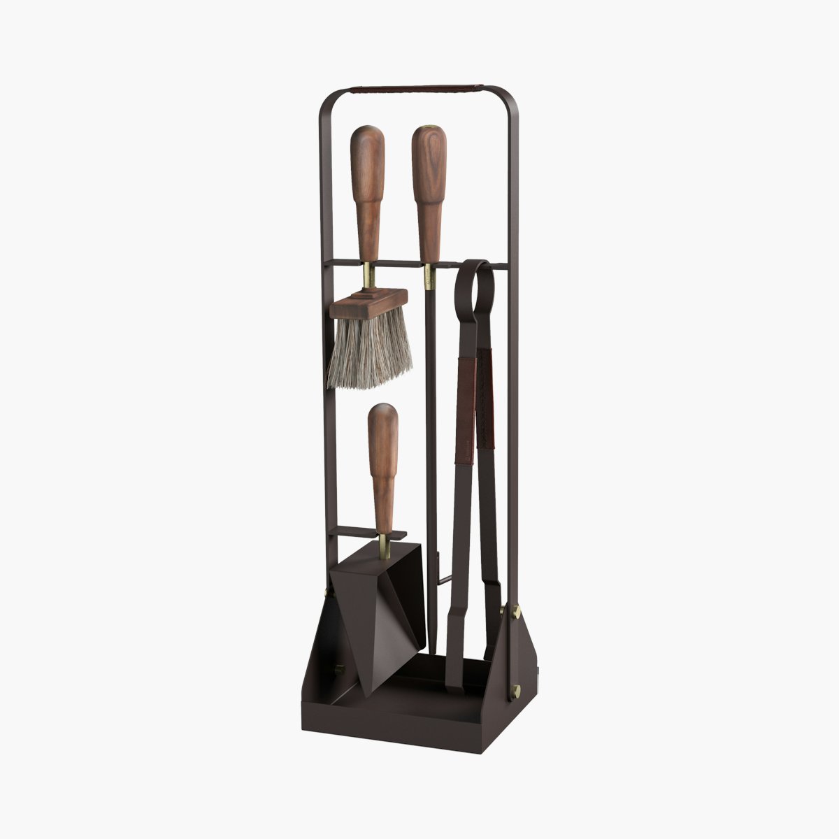 Emma Fireplace Tools, Chocolate