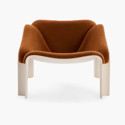 F300 Lounge Chair - alpaca,  scoiattolo,  alabaster white