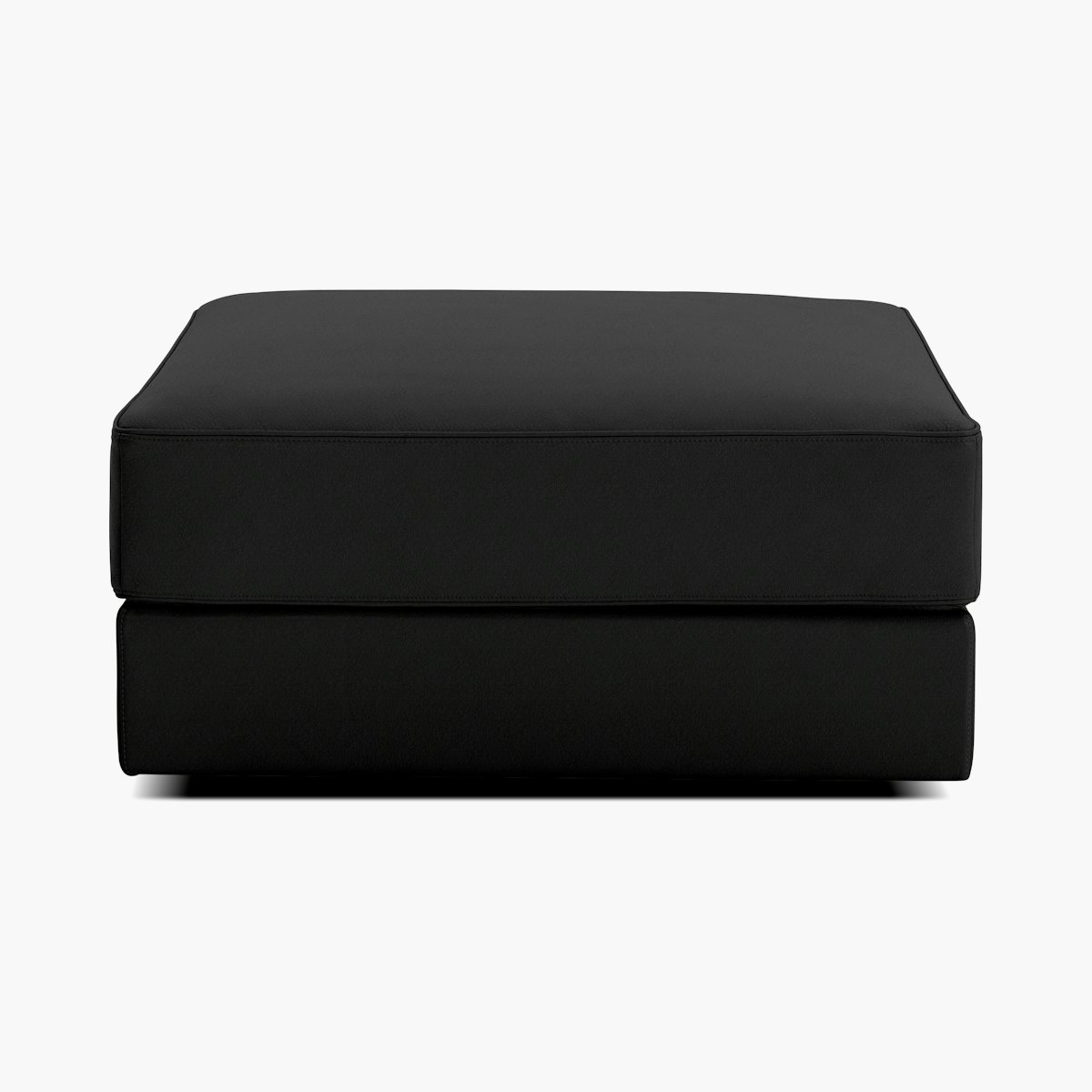 Symme Ottoman - Leather Frame