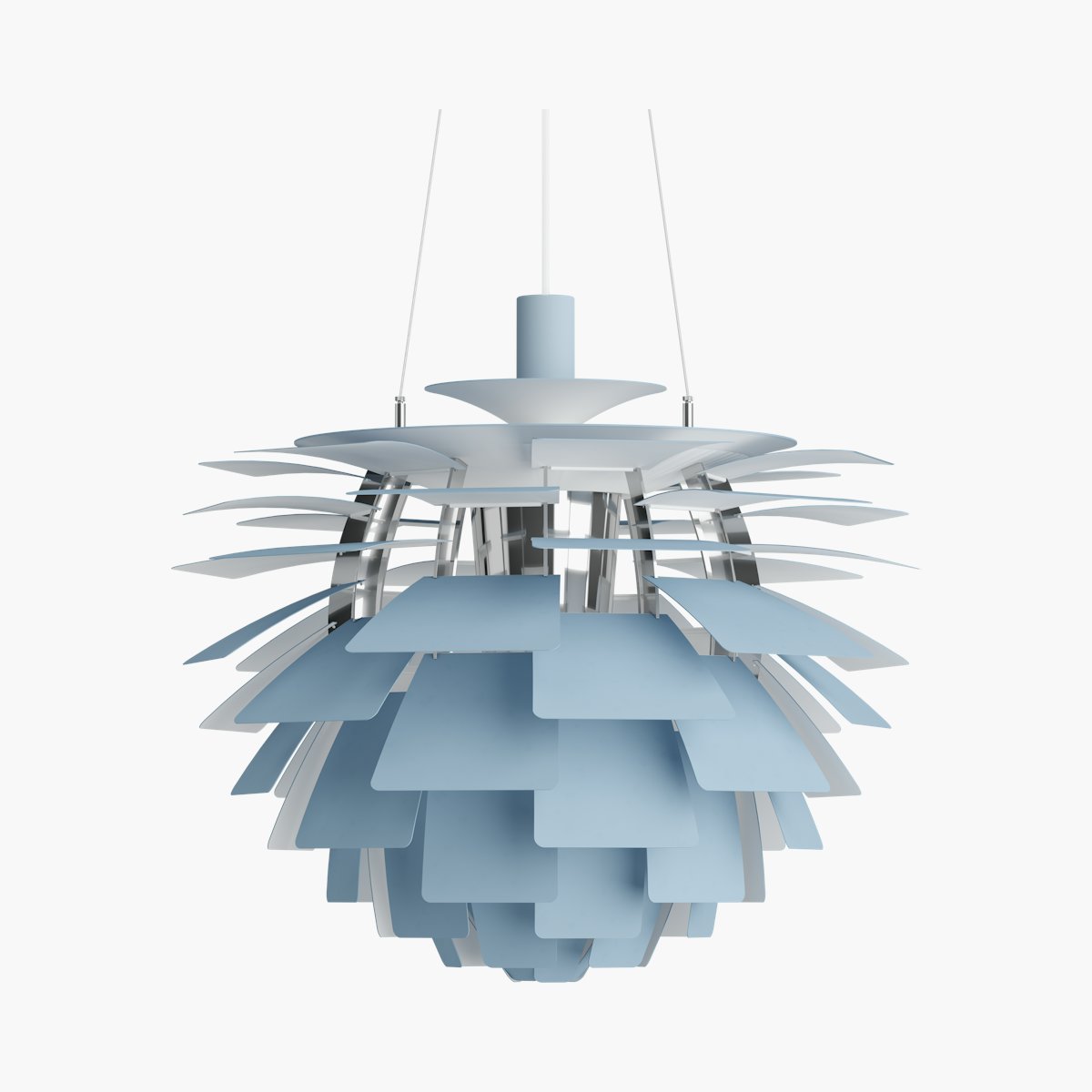 PH Artichoke Lamp, Smokey Blue