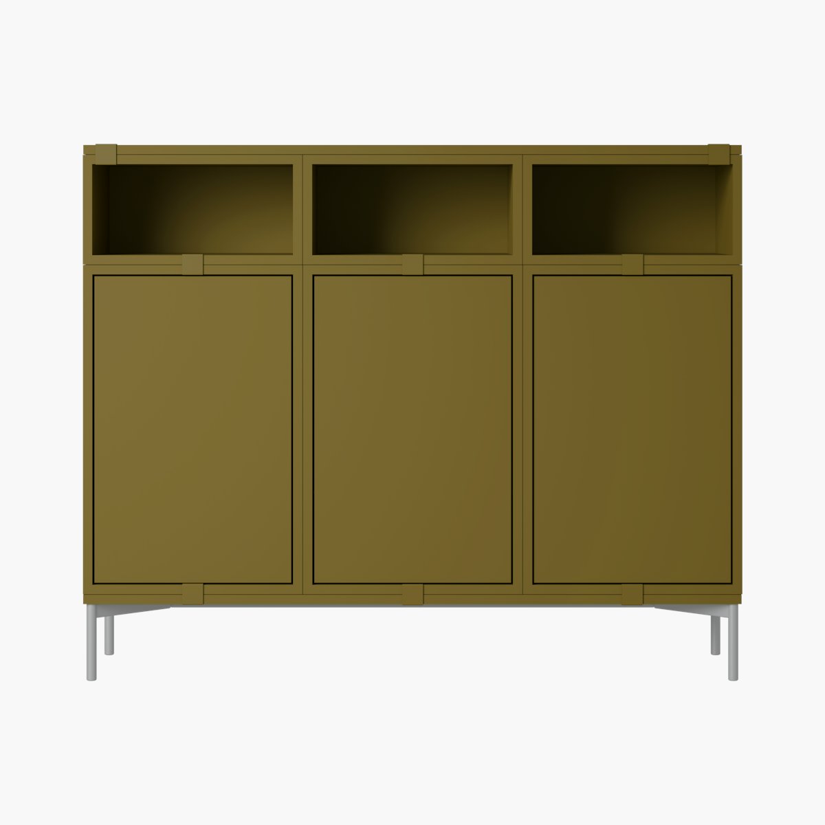 Stacked Storage Sideboard
